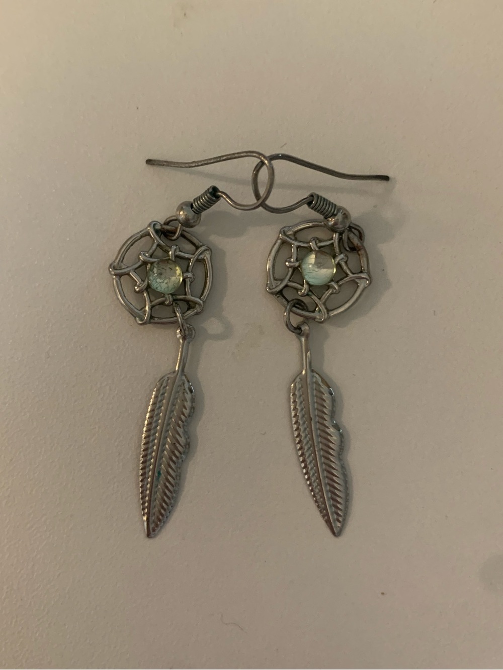 Metal Dream Catcher Earrings